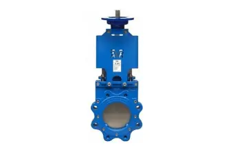 Задвижка AVK 702/50 ножевая шиберная, c электроприводом Ду 400