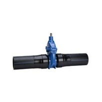 Задвижка AVK 36/80 клиновая с пэ патрубками, SDR11 ПЭ100 Ду 125