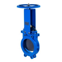 Задвижка шиберная межфланцевая RIDVAL тип RVK 40 DN350 PN10 с маховиком